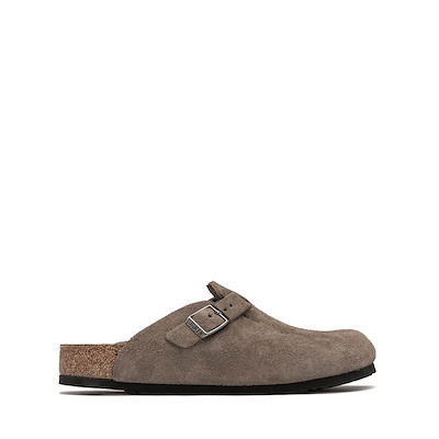 Main view of Birkenstock Boston 2.0 Soft Footbed Clog - Big Kid - Concrete Gray