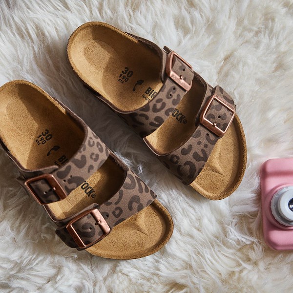 alternate view Birkenstock Arizona Sandal - Little Kid / Big Kid - Leo MochaHERO