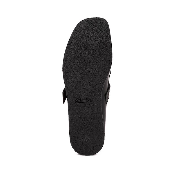 alternate view Womens Clarks Wallabee Evo T-Bar Mocassin - BlackALT3