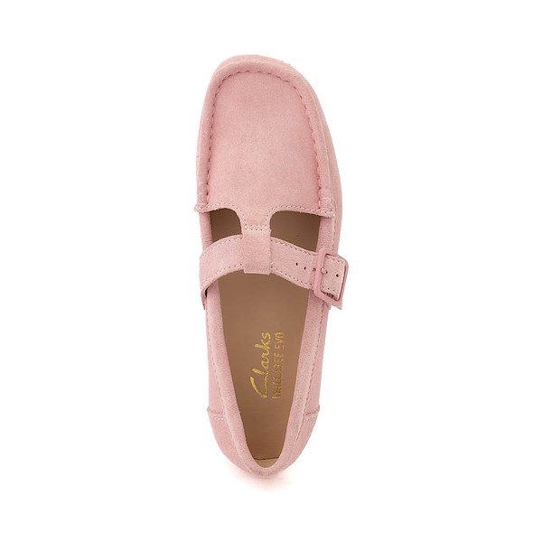alternate view Womens Clarks Wallabee Evo T-Bar Mocassin - Dusty PinkALT2
