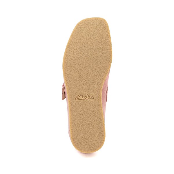 alternate view Womens Clarks Wallabee Evo T-Bar Mocassin - Dusty PinkALT3