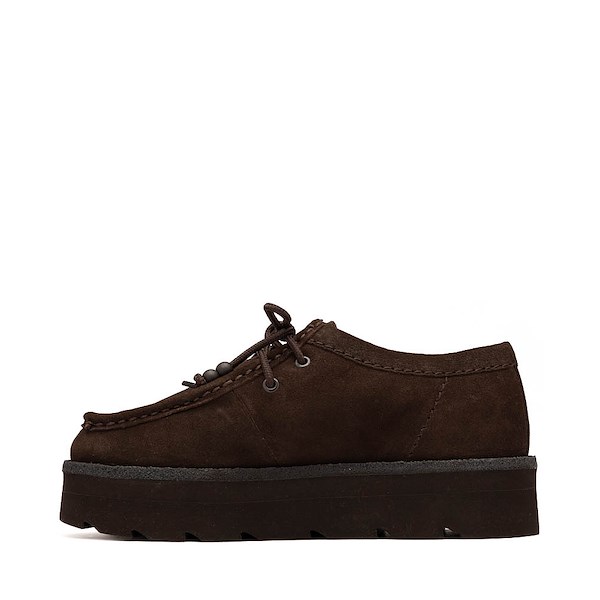 alternate view Womens Clarks Meare Walla Casual Shoe - ChocolateALT1