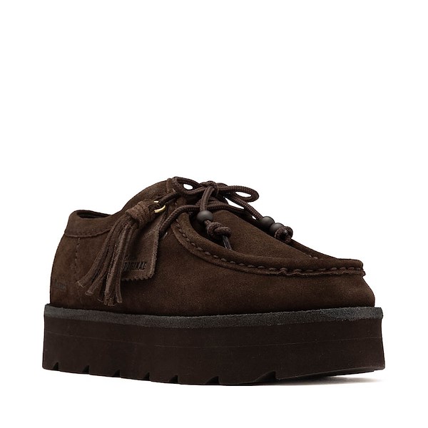 alternate view Womens Clarks Meare Walla Casual Shoe - ChocolateALT5