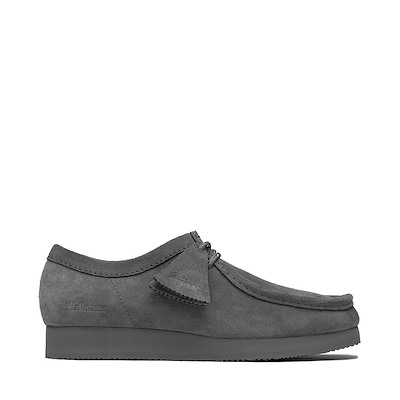 Mens Clarks Wallabee EVO Casual Shoe - Black | Journeys
