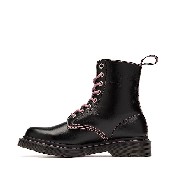 alternate view Womens Dr. Martens 1460 Pascal Hearts + Stars 8 Eye Boot - BlackALT1