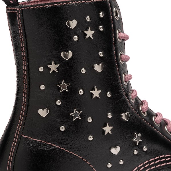 alternate view Womens Dr. Martens 1460 Pascal Hearts + Stars 8 Eye Boot - BlackALT5B