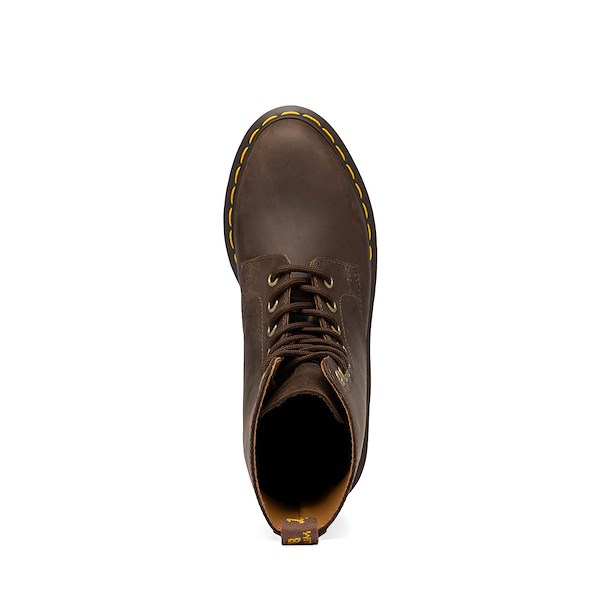 alternate view Womens Dr. Martens Daphny 8-Eye Boot - Dark BrownALT2