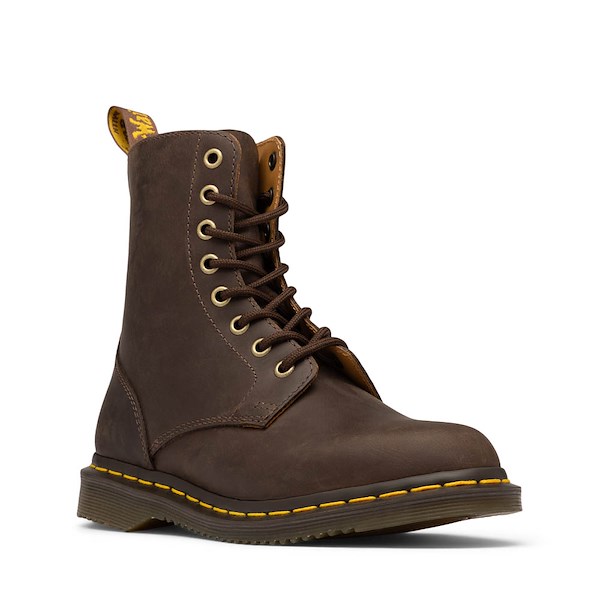 alternate view Womens Dr. Martens Daphny 8-Eye Boot - Dark BrownALT5
