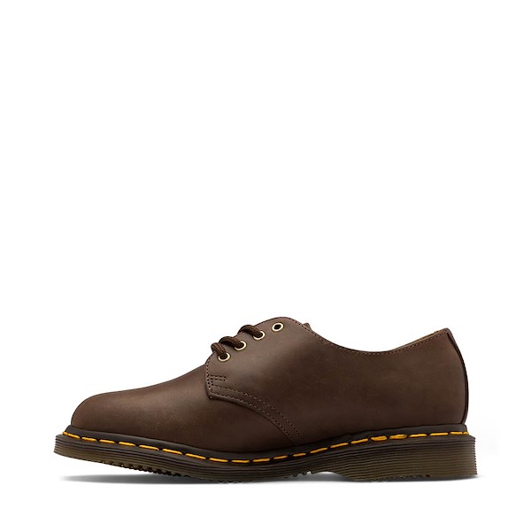 alternate view Womens Dr. Martens Daphny 4-Eye Shoe - Dark BrownALT1