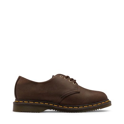 Main view of Womens Dr. Martens Daphny 4-Eye Shoe - Dark Brown
