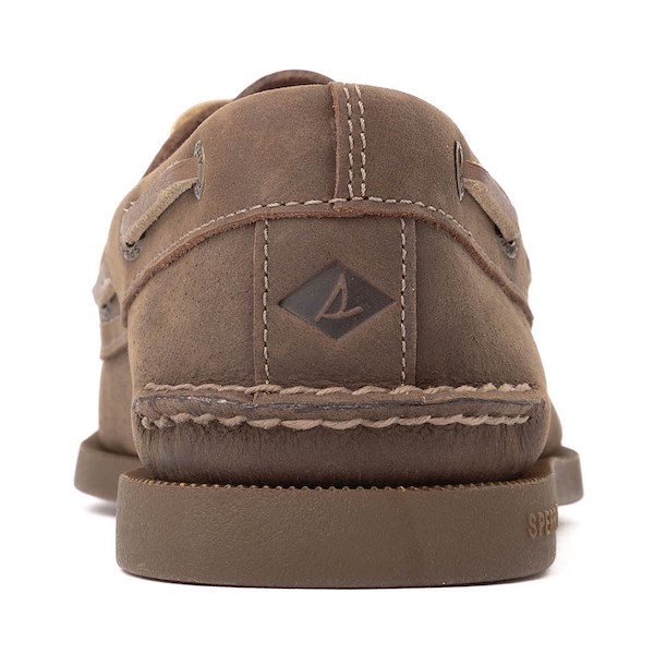 alternate view Mens Sperry Authentic Original&trade; 2-Eye Boat Shoe - BrownALT4