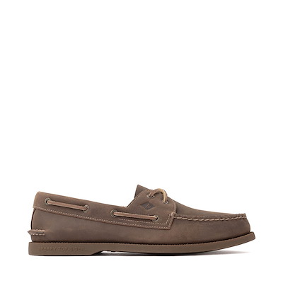 Main view of Mens Sperry Authentic Original&trade; 2-Eye Boat Shoe - Brown