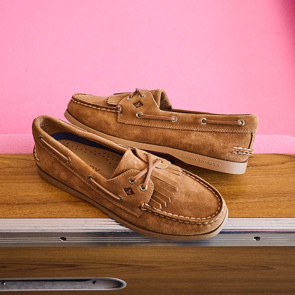 alternate view Womens Sperry Authentic Original&trade; Kiltie Loafer - TanHERO