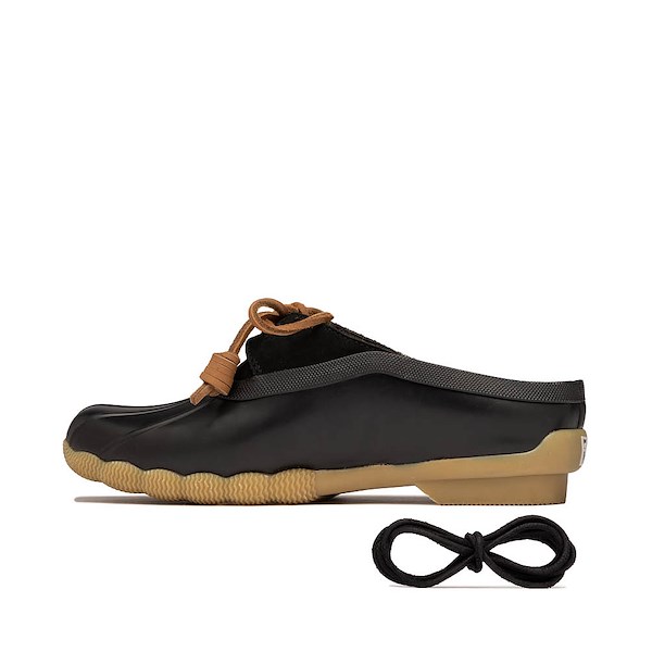 alternate view Womens Sperry Saltwater Duck Mule Clog - BlackALT1