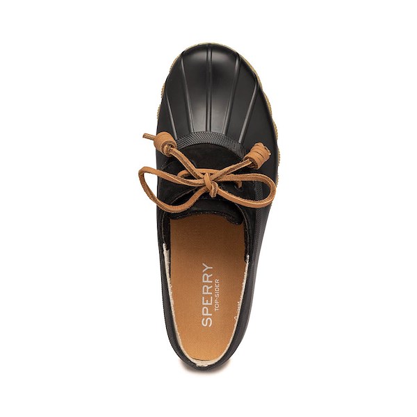 alternate view Womens Sperry Saltwater Duck Mule Clog - BlackALT2