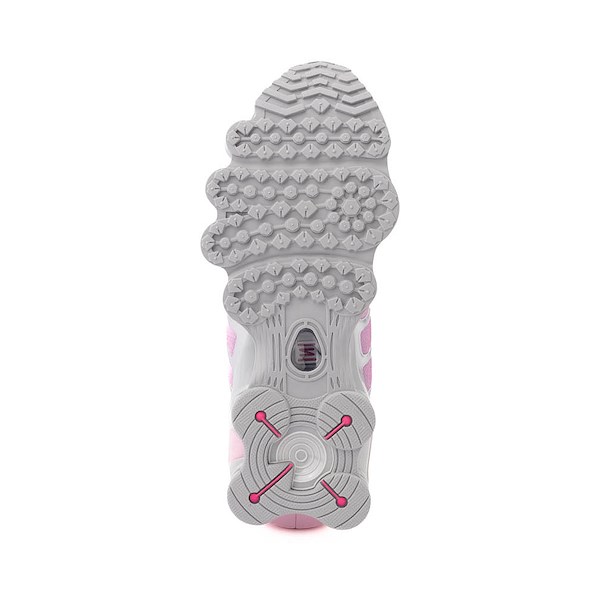alternate view Womens Nike Shox TL Athletic Shoe - White / PinkALT3