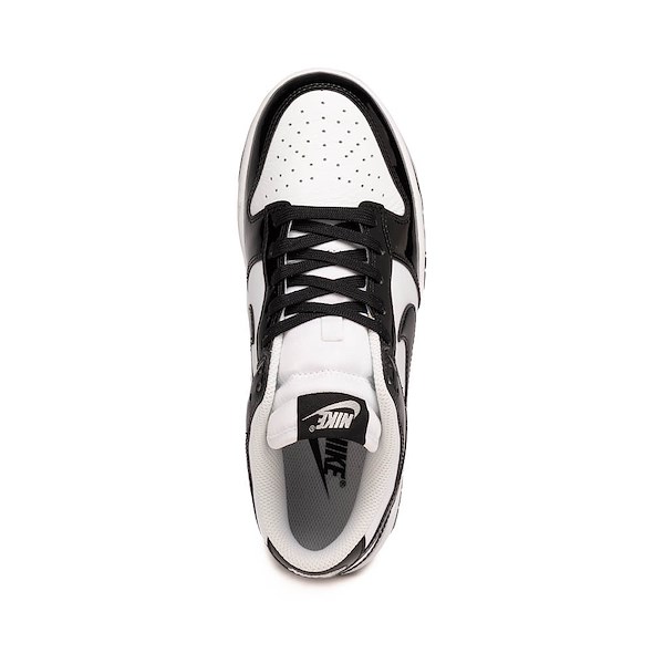 alternate view Womens Nike Dunk Low SE Athletic Shoe - White / Black / White / Metallic SilverALT2