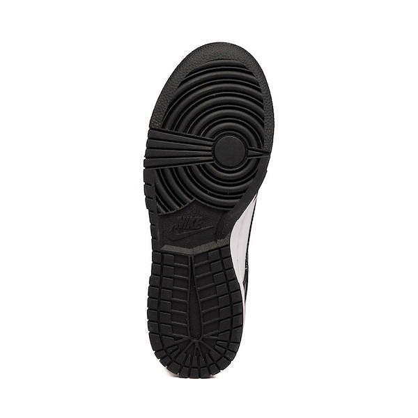 alternate view Womens Nike Dunk Low SE Athletic Shoe - White / Black / White / Metallic SilverALT3