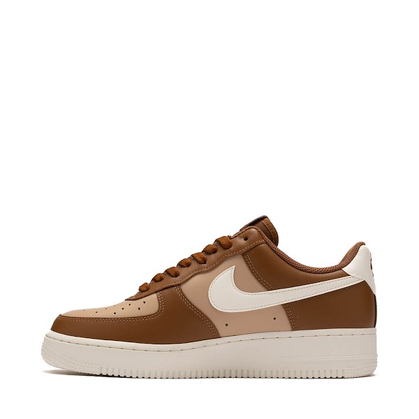alternate view Womens Nike Air Force 1 '07 Athletic Shoe - Light British Tan / Sail / Hemp / Metallic GoldALT1