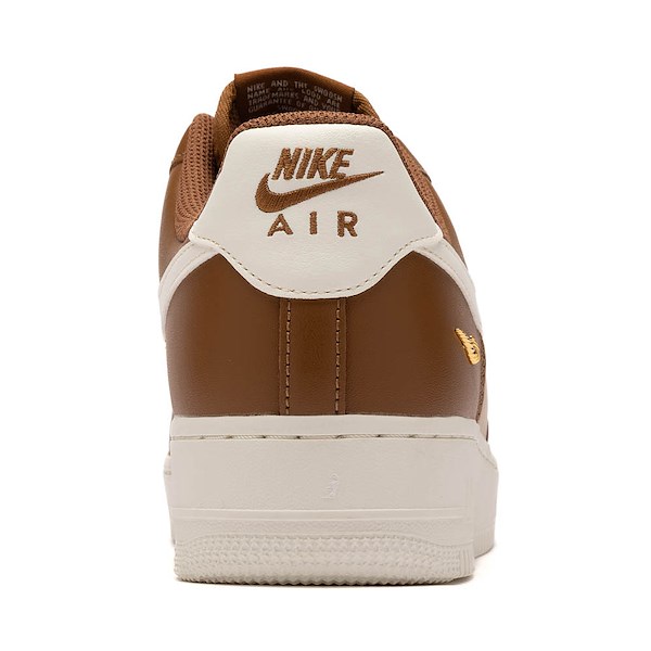 alternate view Womens Nike Air Force 1 '07 Athletic Shoe - Light British Tan / Sail / Hemp / Metallic GoldALT4