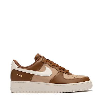 Main view of Womens Nike Air Force 1 '07 Athletic Shoe - Light British Tan / Sail / Hemp / Metallic Gold
