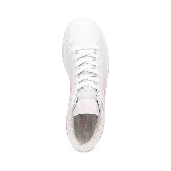 alternate view Nike Tennis Classic Athletic Shoe - Womens - White / Pink FoamALT2