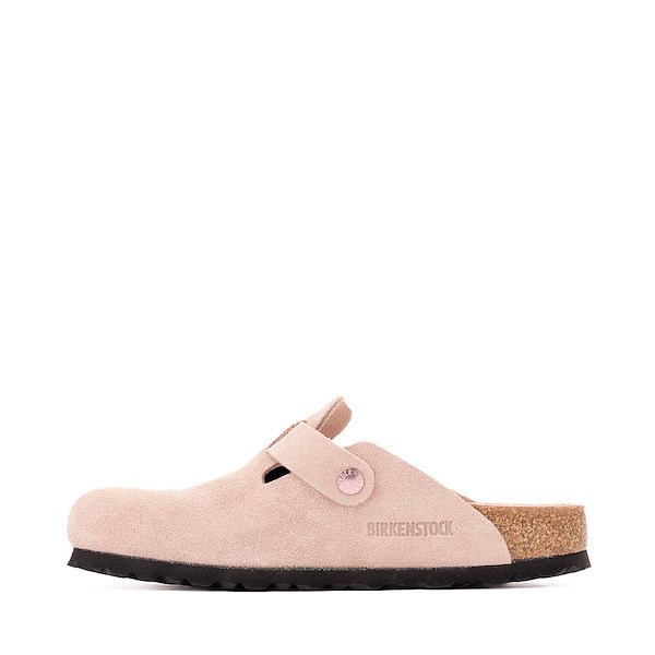 alternate view Womens Birkenstock Boston Soft Footbed Clog - Light RoseALT1