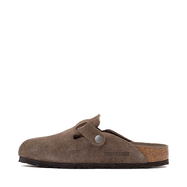 alternate view Womens Birkenstock Boston Soft Footbed Clog - Concrete GrayALT1