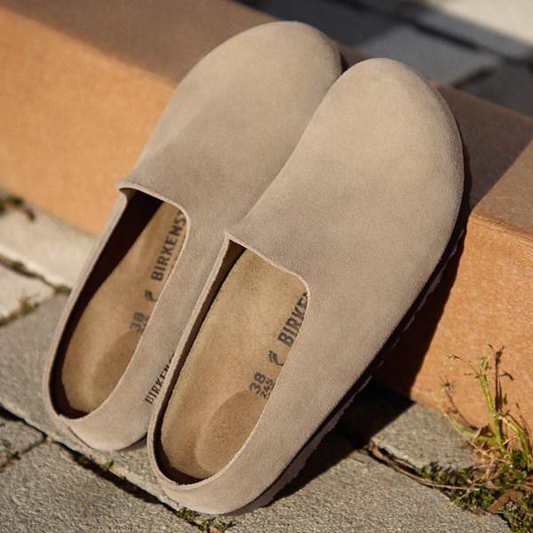 alternate view Womens Birkenstock Amsterdam Wrapped Clog - TaupeHERO
