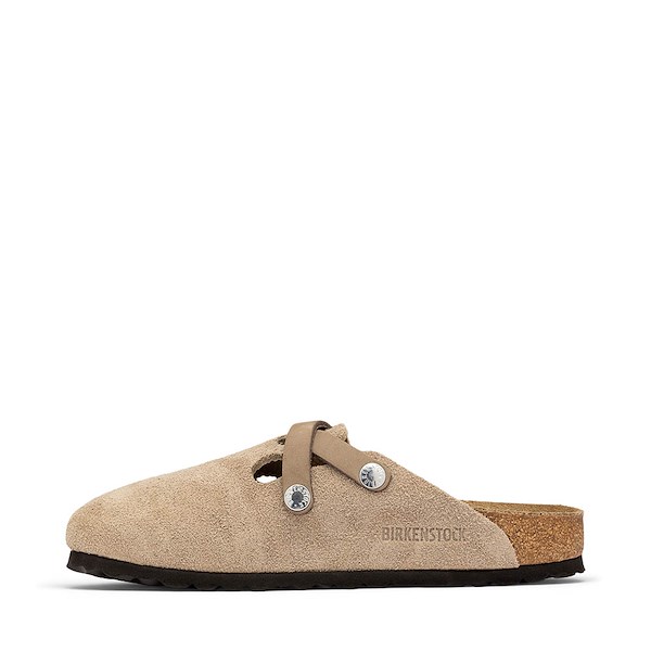 alternate view Womens Birkenstock Blair Suede Clog - TaupeALT1