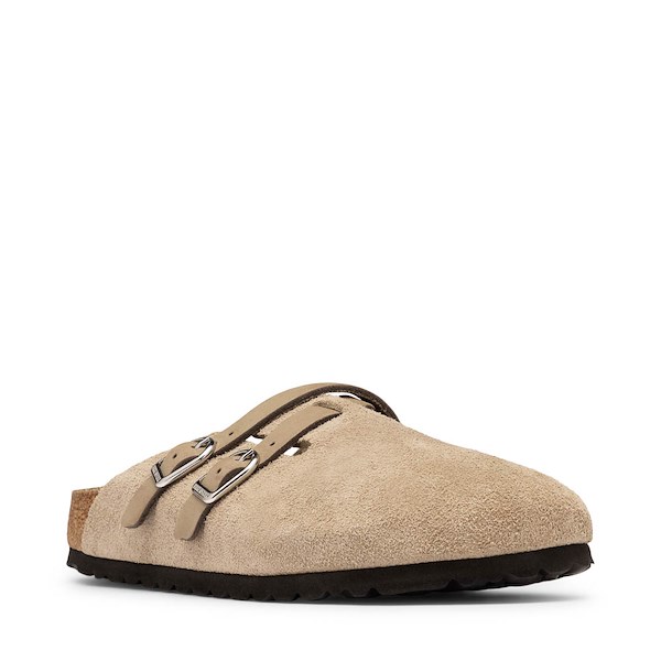 alternate view Womens Birkenstock Blair Suede Clog - TaupeALT5