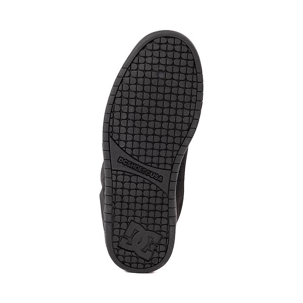 alternate view Mens DC Court Graffik Skate Shoe - Black / Black / BlackALT3