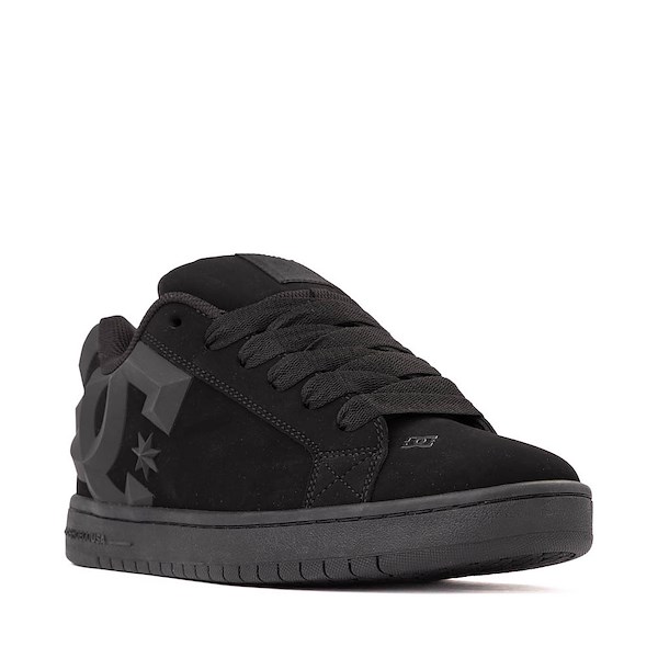 alternate view Mens DC Court Graffik Skate Shoe - Black / Black / BlackALT5