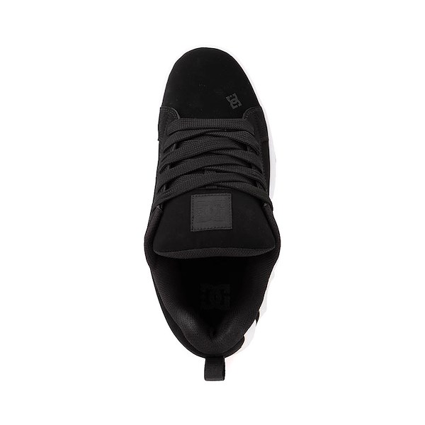 alternate view Mens DC Court Graffik Skate Shoe - Black / WhiteALT2