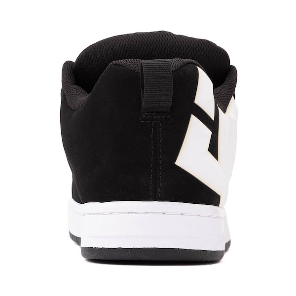 alternate view Mens DC Court Graffik Skate Shoe - Black / WhiteALT4