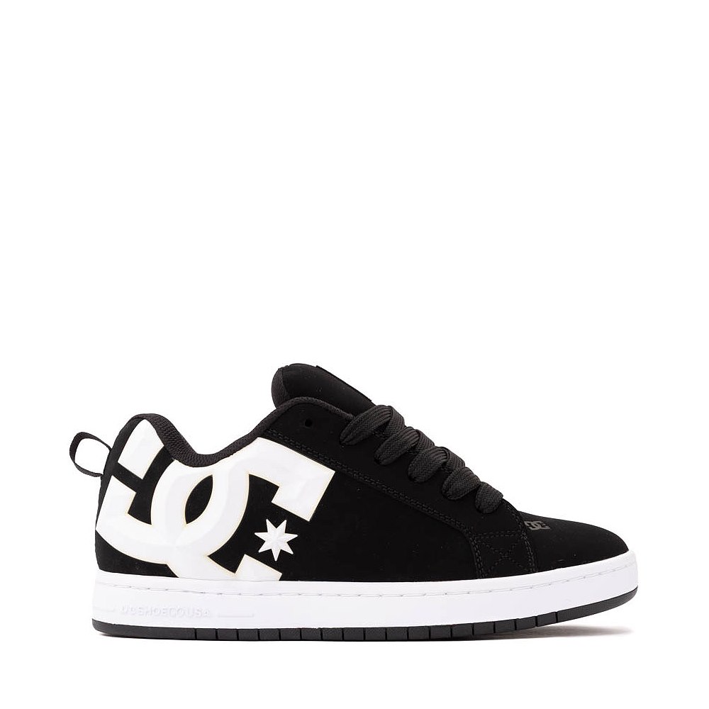 Mens DC Court Graffik Skate Shoe - Black / White