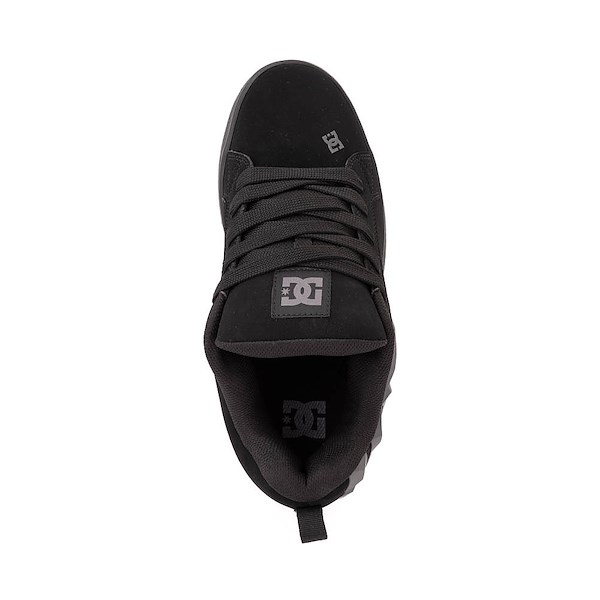 alternate view Mens DC Court Graffik Skate Shoe - Black / Grey / RedALT2