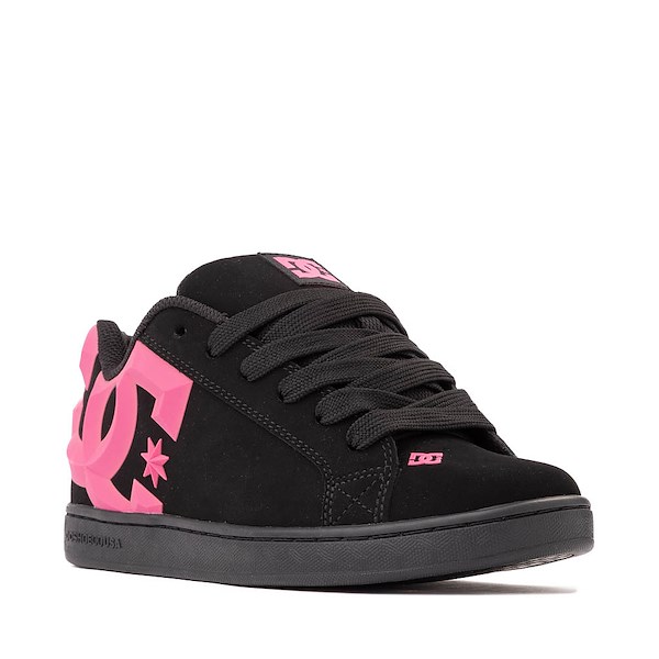 alternate view Womens DC Court Graffik Skate Shoe - Black / PinkALT5