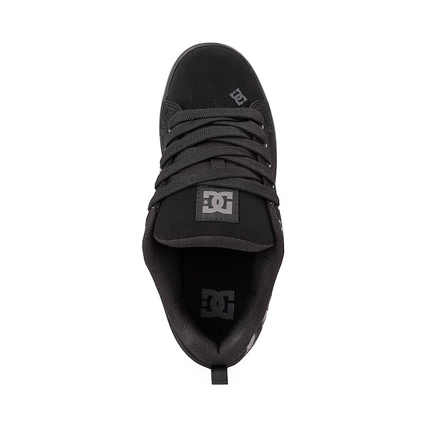 alternate view Womens DC Court Graffik Skate Shoe - Black / Grey LaceALT2