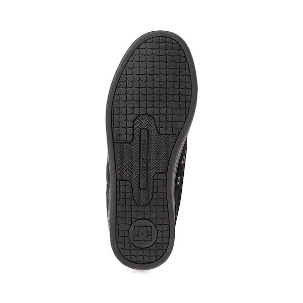 alternate view Womens DC Court Graffik Skate Shoe - Black / Grey LaceALT3