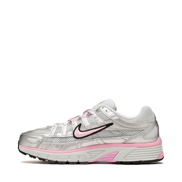 alternate view Womens Nike P-6000 Athletic Shoe - White / Silver / PinkALT1
