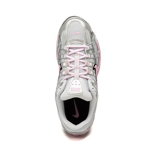alternate view Womens Nike P-6000 Athletic Shoe - White / Silver / PinkALT2