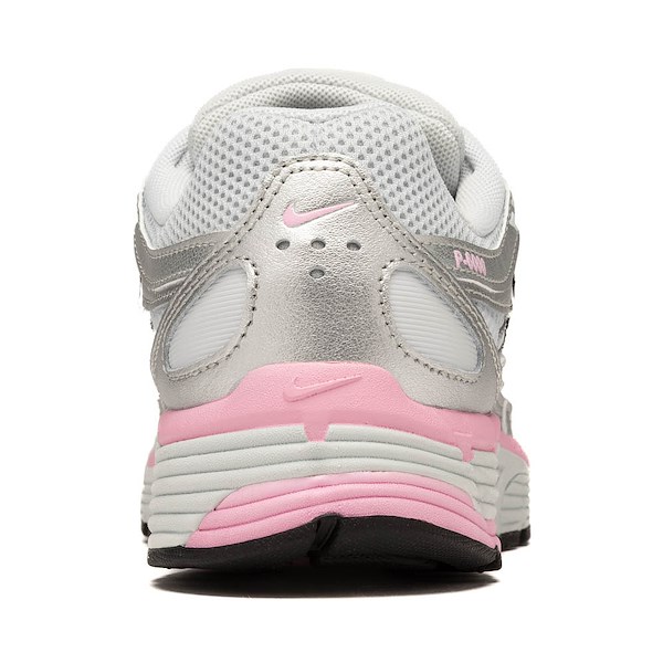alternate view Womens Nike P-6000 Athletic Shoe - White / Silver / PinkALT4
