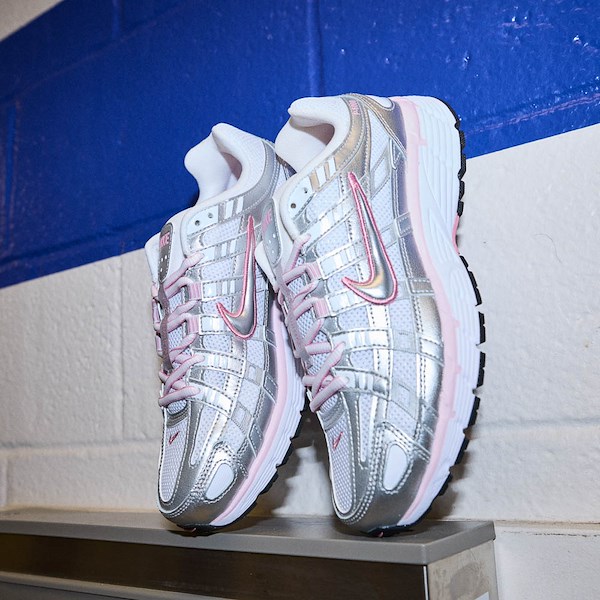 alternate view Womens Nike P-6000 Athletic Shoe - White / Silver / PinkHERO