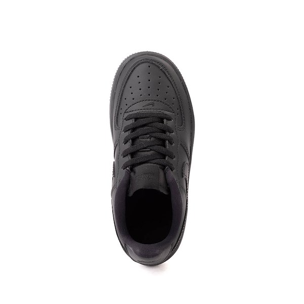 alternate view Nike Force 1 Low Athletic Shoe - Little Kid - Black / Black / Black / BlackALT2