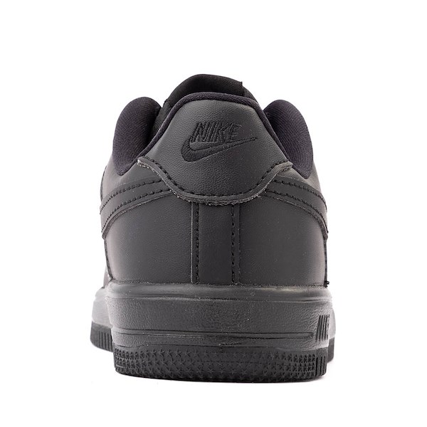 alternate view Nike Force 1 Low Athletic Shoe - Little Kid - Black / Black / Black / BlackALT4