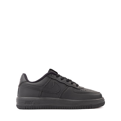 Main view of Nike Force 1 Low Athletic Shoe - Little Kid - Black / Black / Black / Black