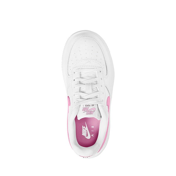 alternate view Nike Force 1 Low Athletic Shoe - Little Kid - WhiteALT2