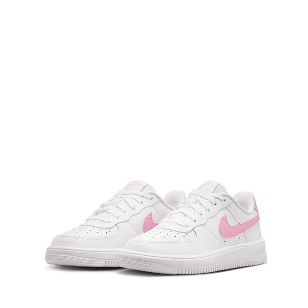 alternate view Nike Force 1 Low Athletic Shoe - Little Kid - WhiteALT5