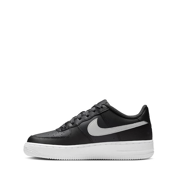 alternate view Nike Air Force 1 Athletic Shoe - Big Kid - Dark Smoke Grey / Vast Grey / Black / WhiteALT1
